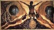 Diego Rivera The Power from underground oil